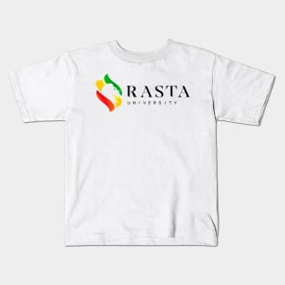 Rasta University Logo Reggae Kids T-Shirt